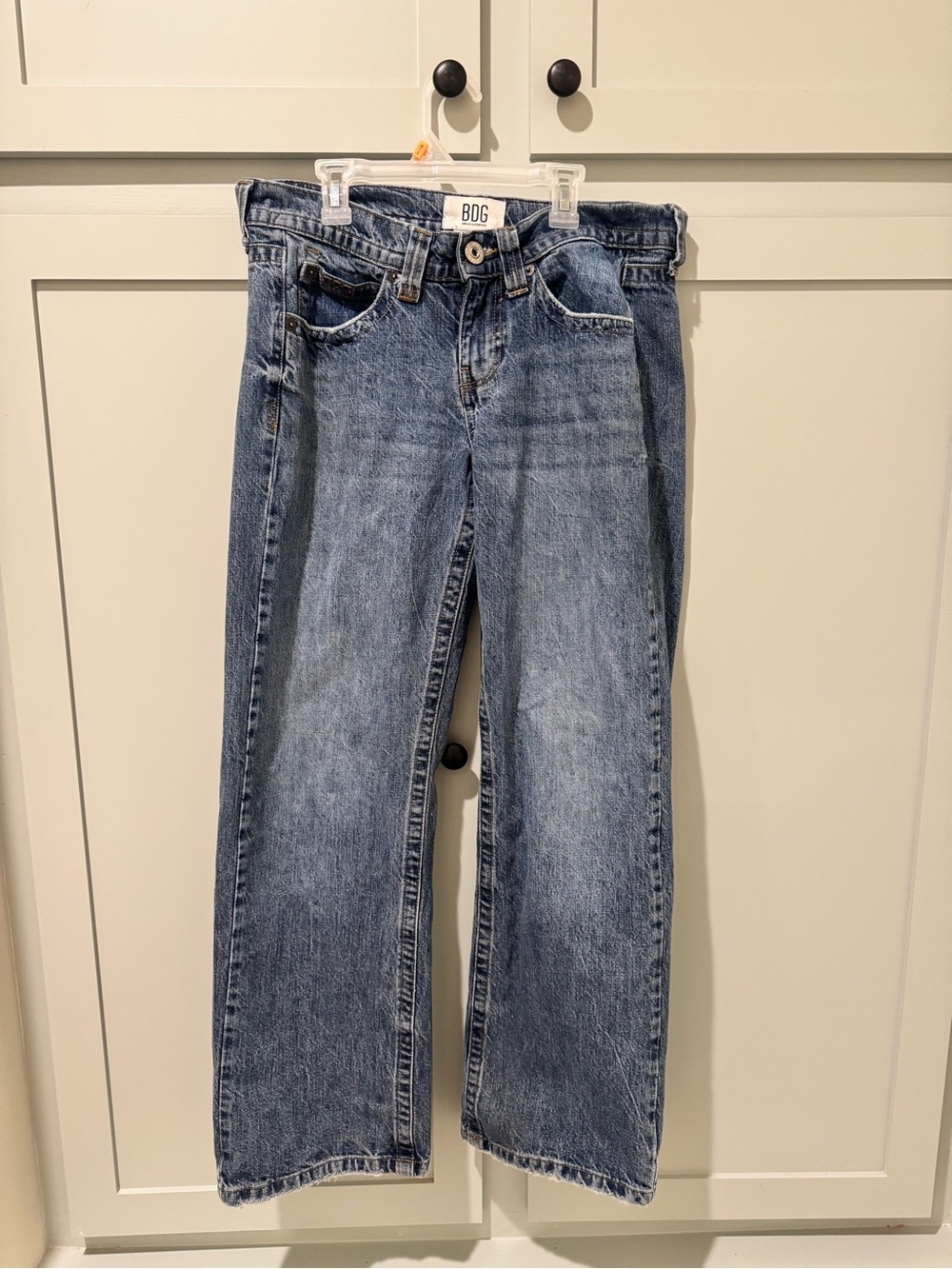 BDG Straight Leg Jeans in Blue Waist 28W Like New